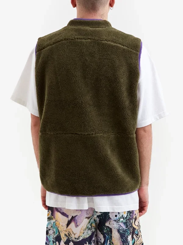 good-morning-tapes-reversible-polar-fleece-zip-thru-vest-moss-shrooms