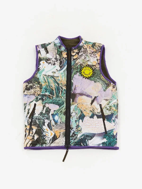 good-morning-tapes-reversible-polar-fleece-zip-thru-vest-moss-shrooms