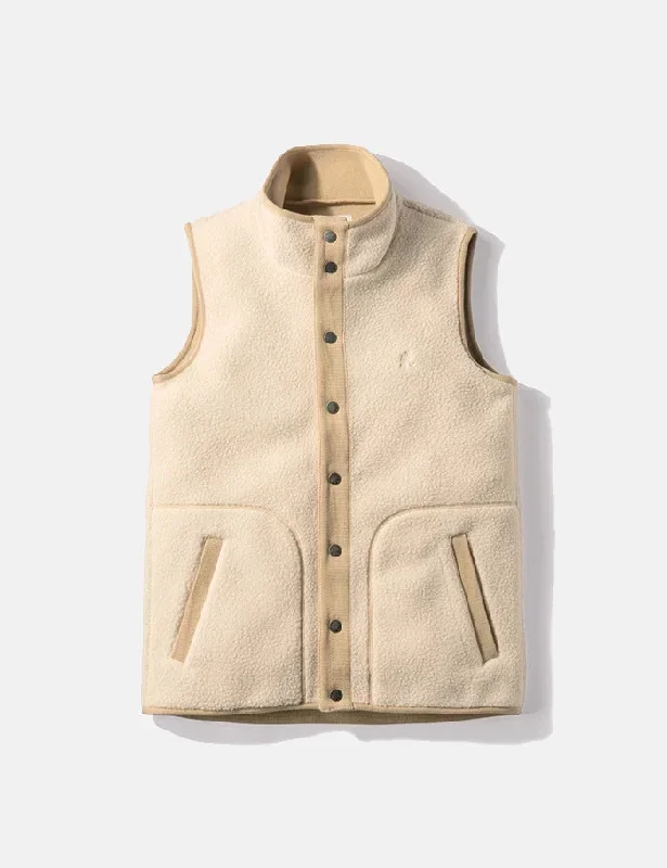 Gramicci Boa Fleece Vest - Ivory