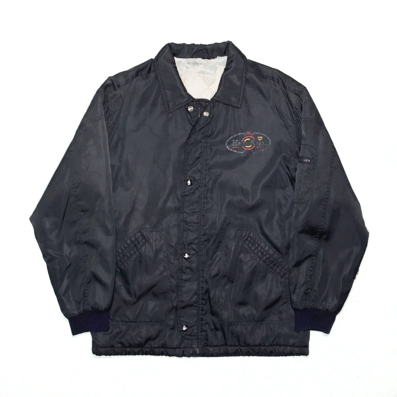 HARRY KAYN Quilt Lined Black 90s Shell Jacket Mens L