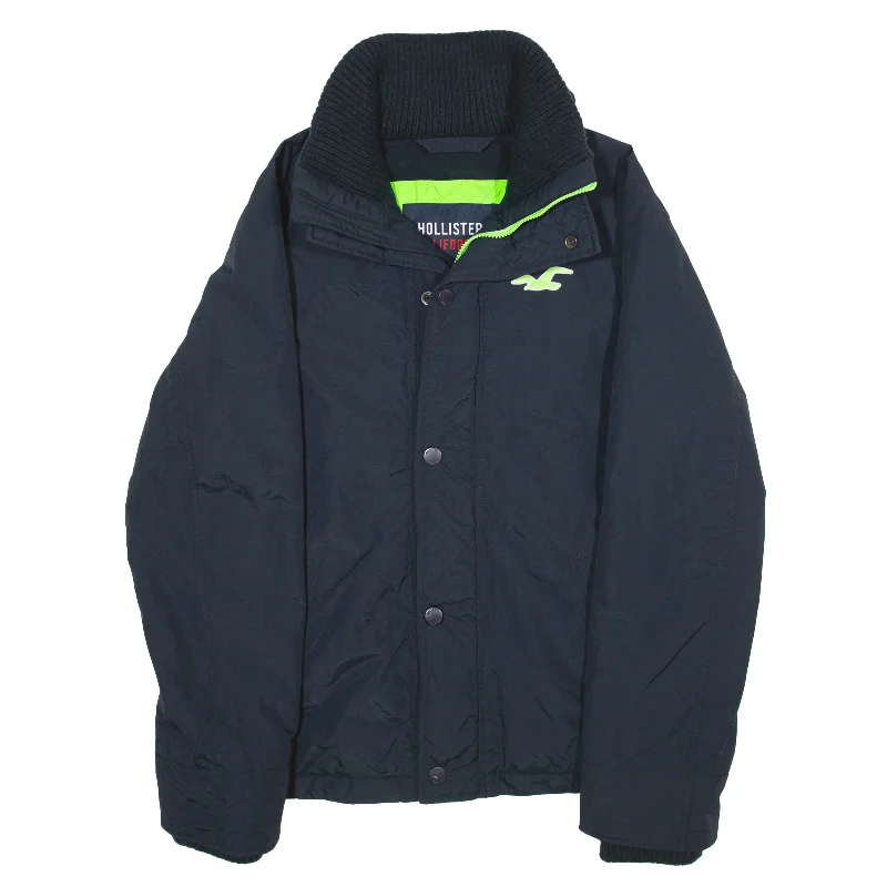 HOLLISTER Mens Shell Jacket Black M