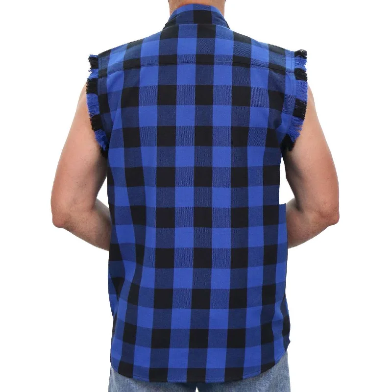 hot-leathers-mens-no-sleeve-fringe-blue-and-black-flannel-shirt-flm5208