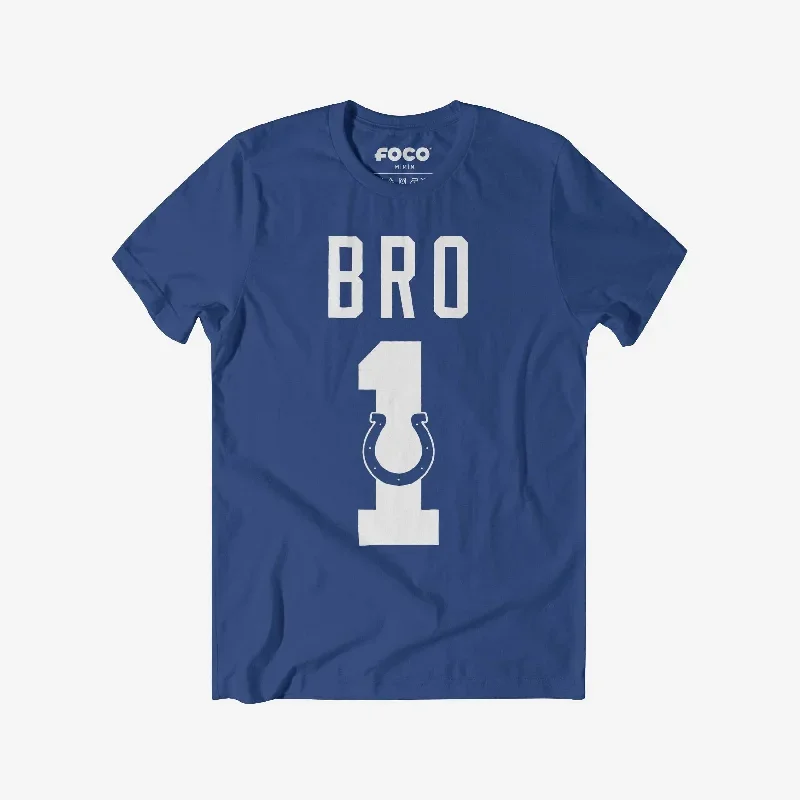 Indianapolis Colts Number 1 Bro T-Shirt