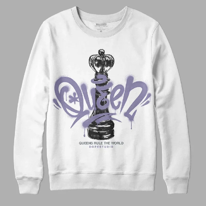 Indigo Haze 5s DopeSkill Sweatshirt Queen Chess Graphic