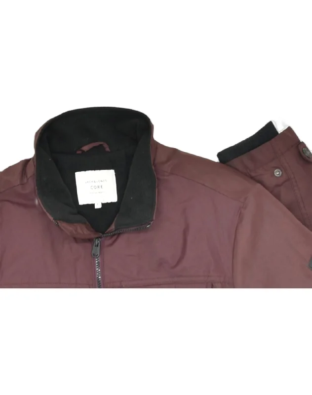 jack-jones-mens-windbreaker-jacket-uk-40-large-maroon