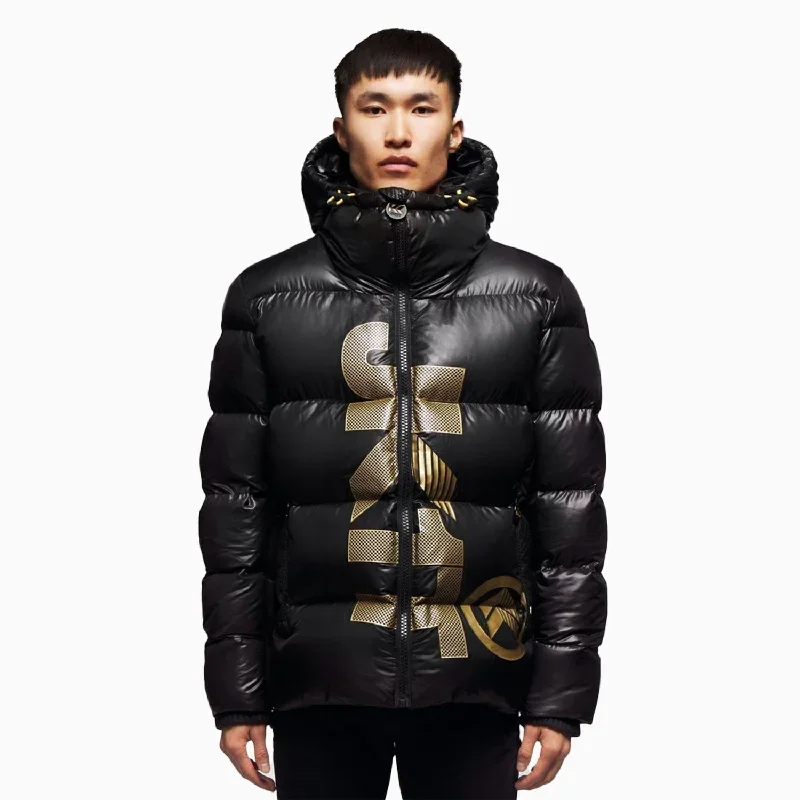 Men's Prime Slick Down Hooded Puffer Jacket