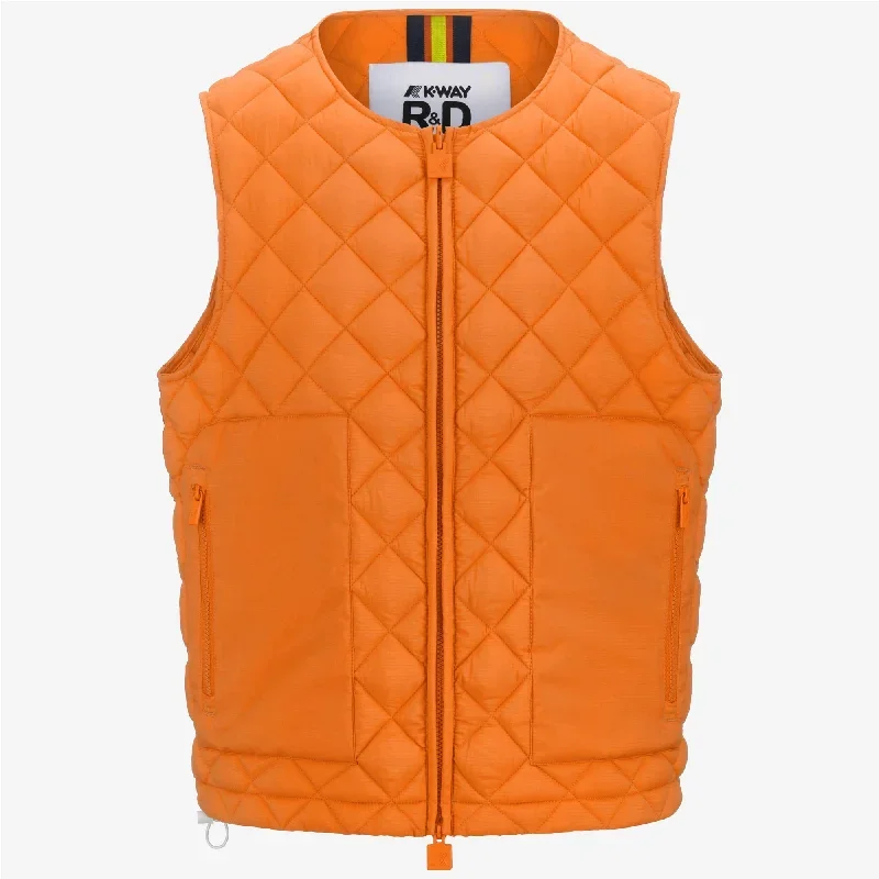 BARNELY ECO LIGHT WARM - Jackets - Vest - Unisex - ORANGE