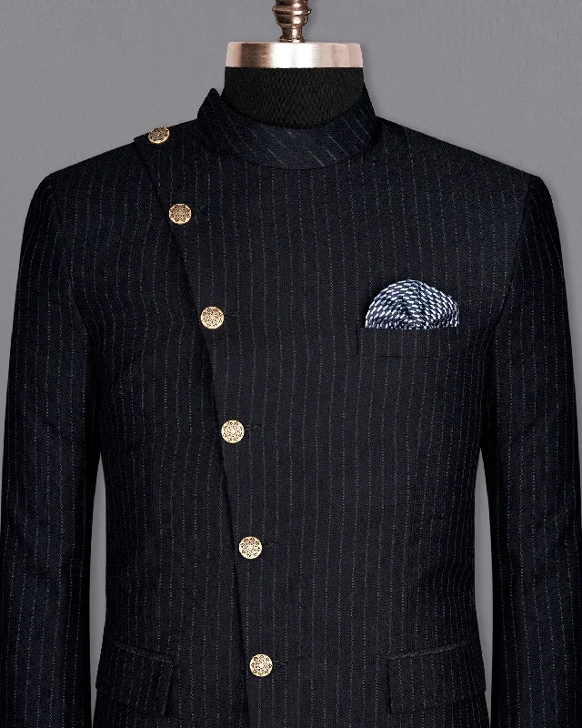 jade-black-with-blue-striped-woolrich-cross-button-blazer-ak