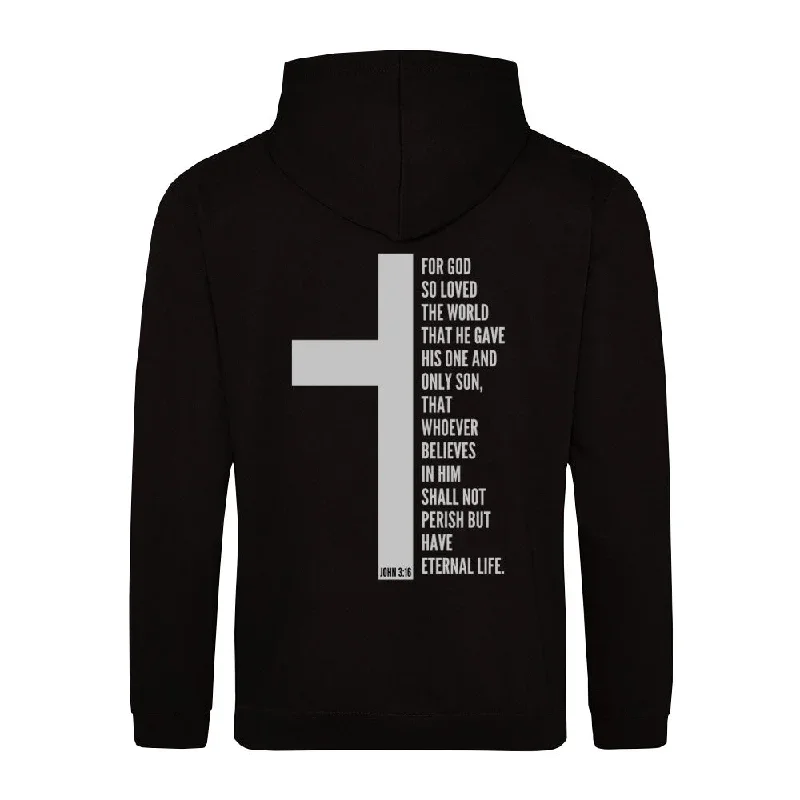 John 3:16 Hoodie BackPrint