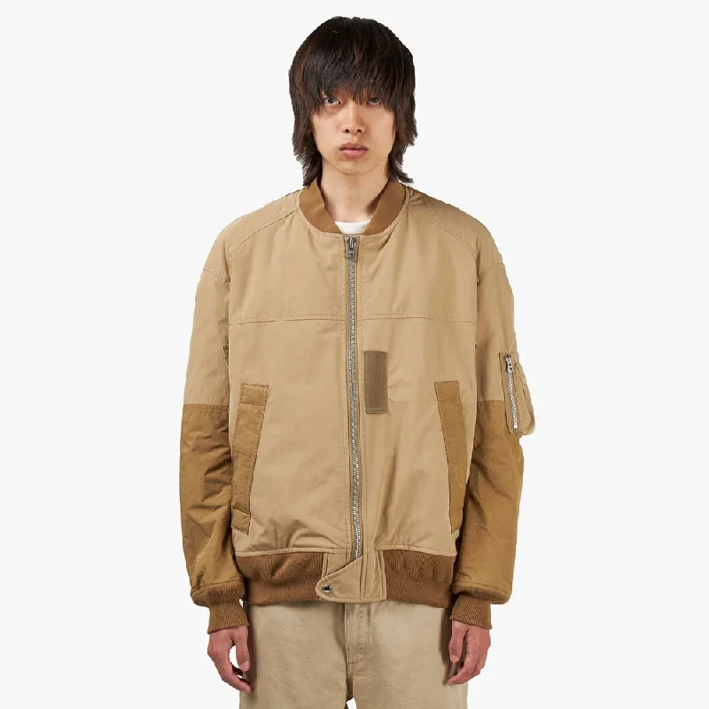 Junya Watanabe MAN Nylon Bomber Jacket / Beige