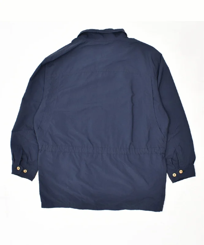 kempel-mens-windbreaker-jacket-uk-44-2xl-navy-blue-vintage