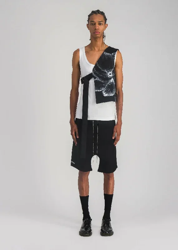 king pleasure black half vest