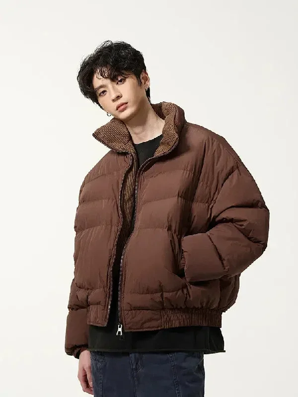 Lightweight Zip Up Puffer Jacket