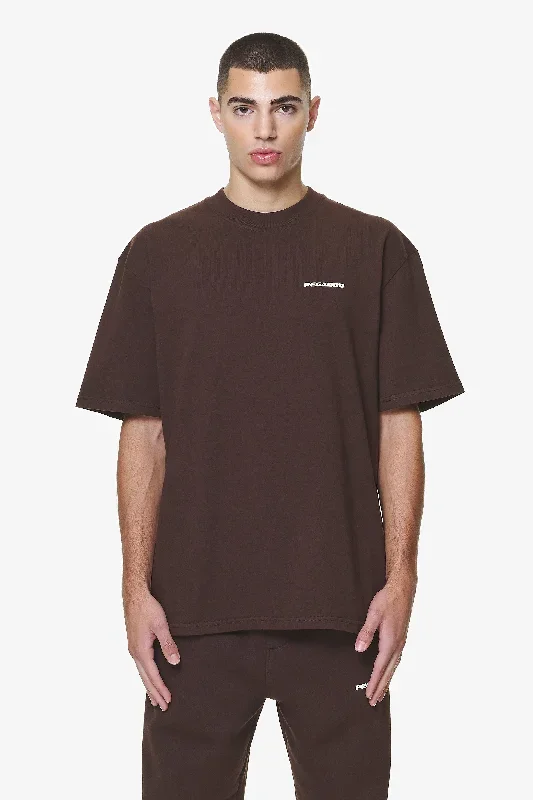 Logo Oversized Tee Washed Oak Brown Gum