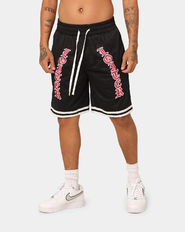 Loiter Script Ball Shorts Black