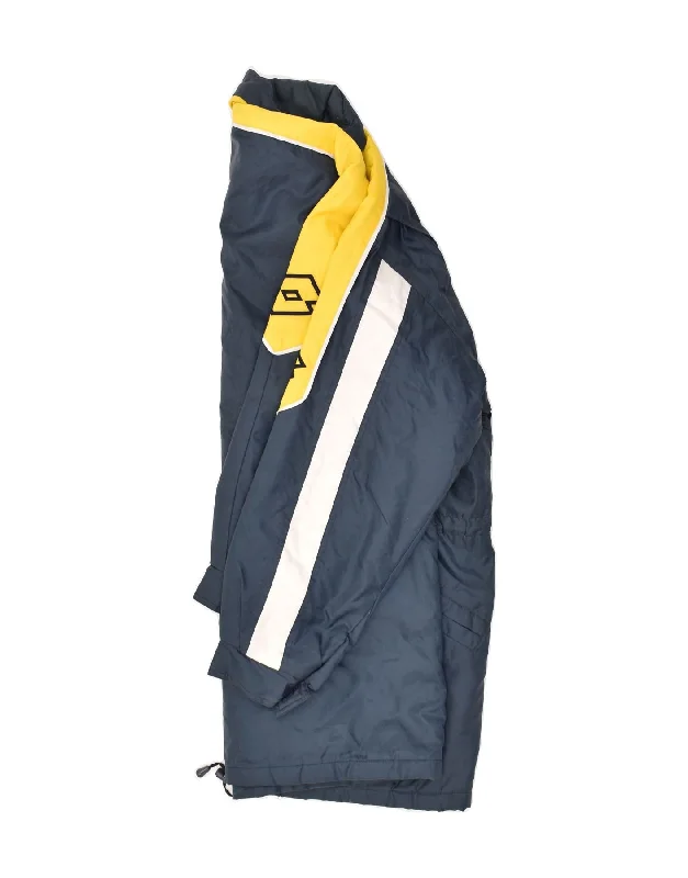 lotto-mens-hooded-rain-jacket-uk-38-medium-navy-blue-colourblock-nylon