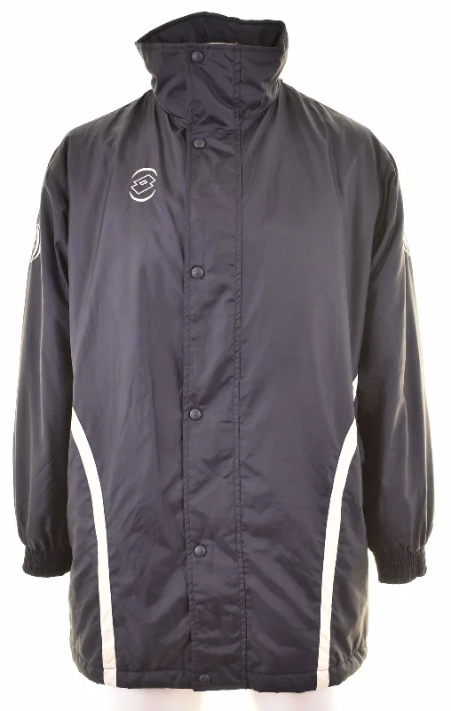 LOTTO Mens Windbreaker Jacket UK 38 Medium Navy Blue Nylon