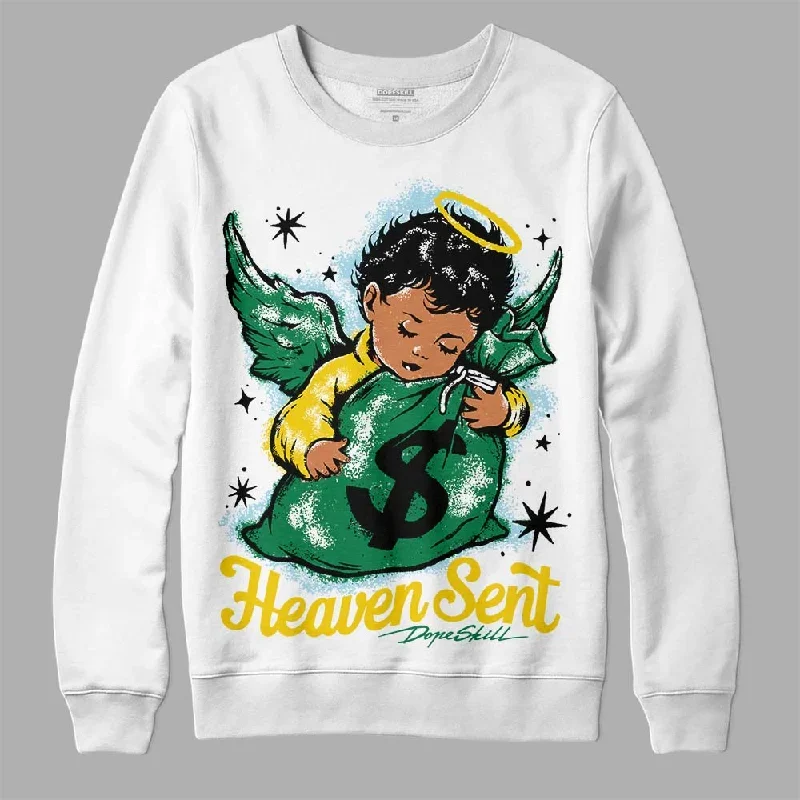 Lucky Green 5s DopeSkill Sweatshirt Heaven Sent Graphic