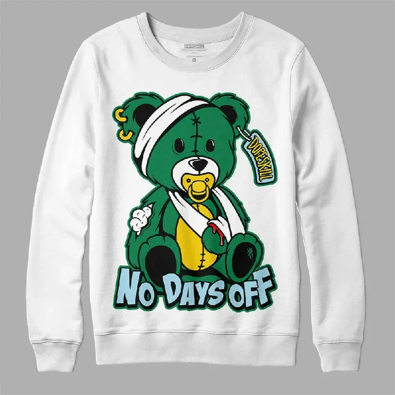 Lucky Green 5s DopeSkill Sweatshirt Hurt Bear Graphic