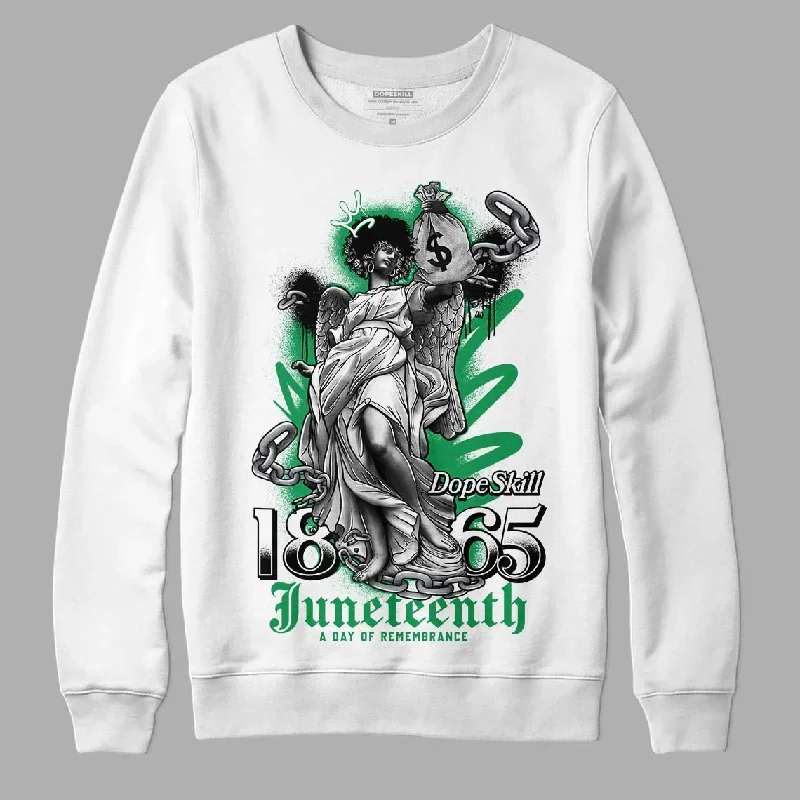 Lucky Green 6S Rings DopeSkill Sweatshirt Juneteenth Graphic