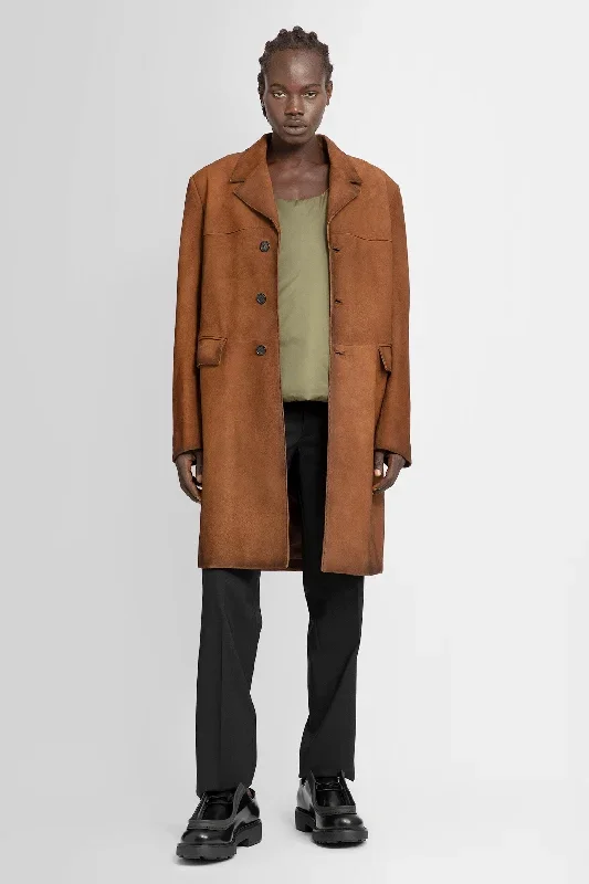 PRADA MAN BROWN COATS