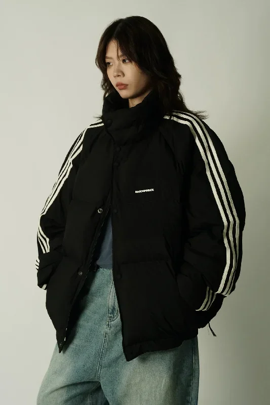 MASONPRINCE Striped Puffer Jacket