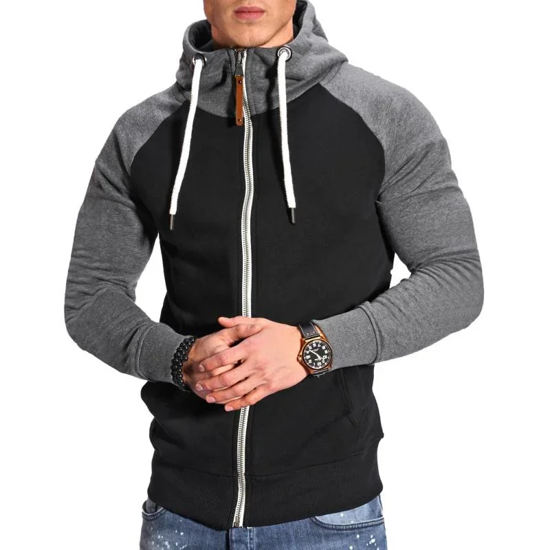 men-colorblock-hooded-raglan-sleeve-zipper-sports-casual-jacket-37580490z