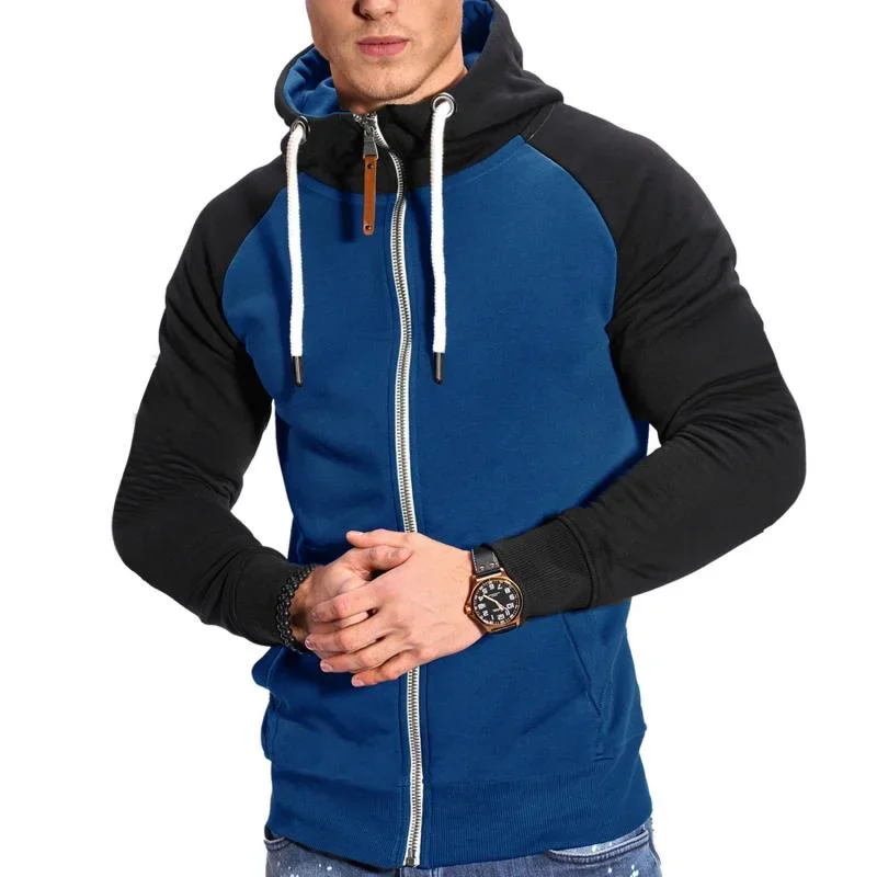 men-colorblock-hooded-raglan-sleeve-zipper-sports-casual-jacket-37580490z