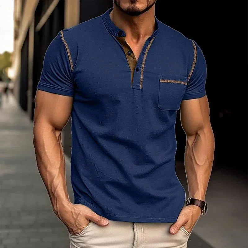 mens-casual-colorblock-henley-collar-short-sleeve-t-shirt-53275107y