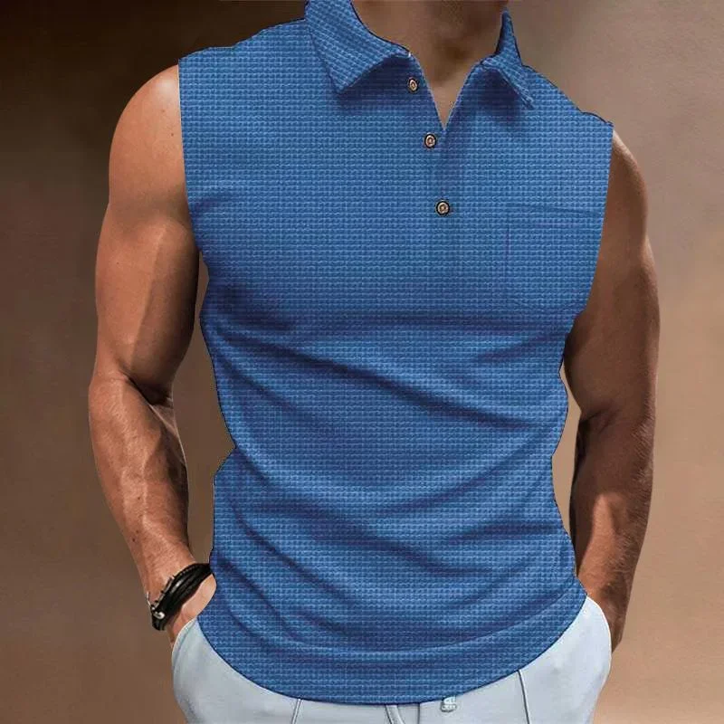 mens-casual-lapel-buttoned-sleeveless-polo-shirt-32039281m