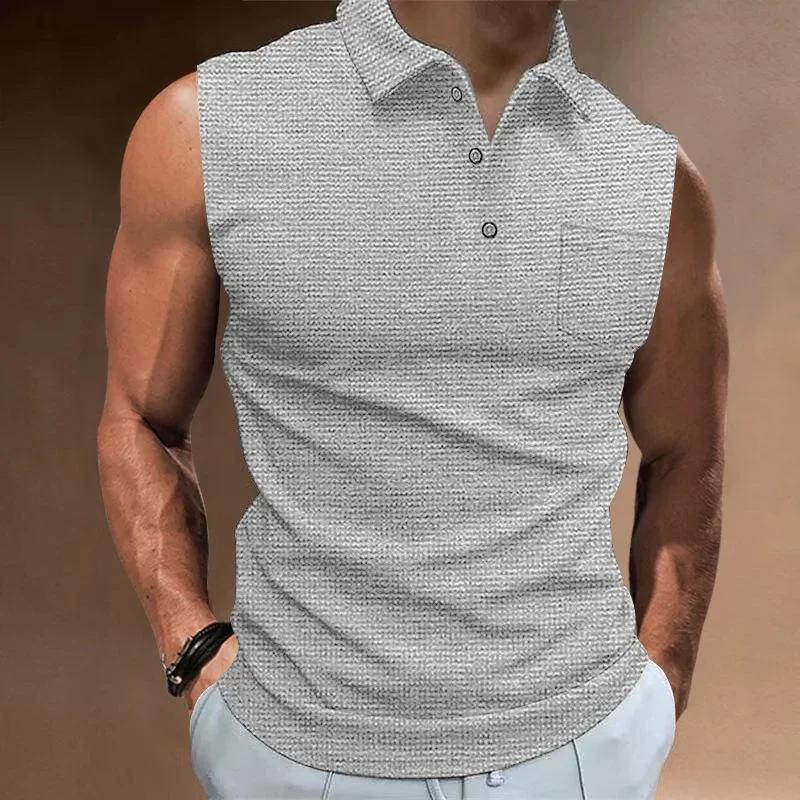 mens-casual-lapel-buttoned-sleeveless-polo-shirt-32039281m