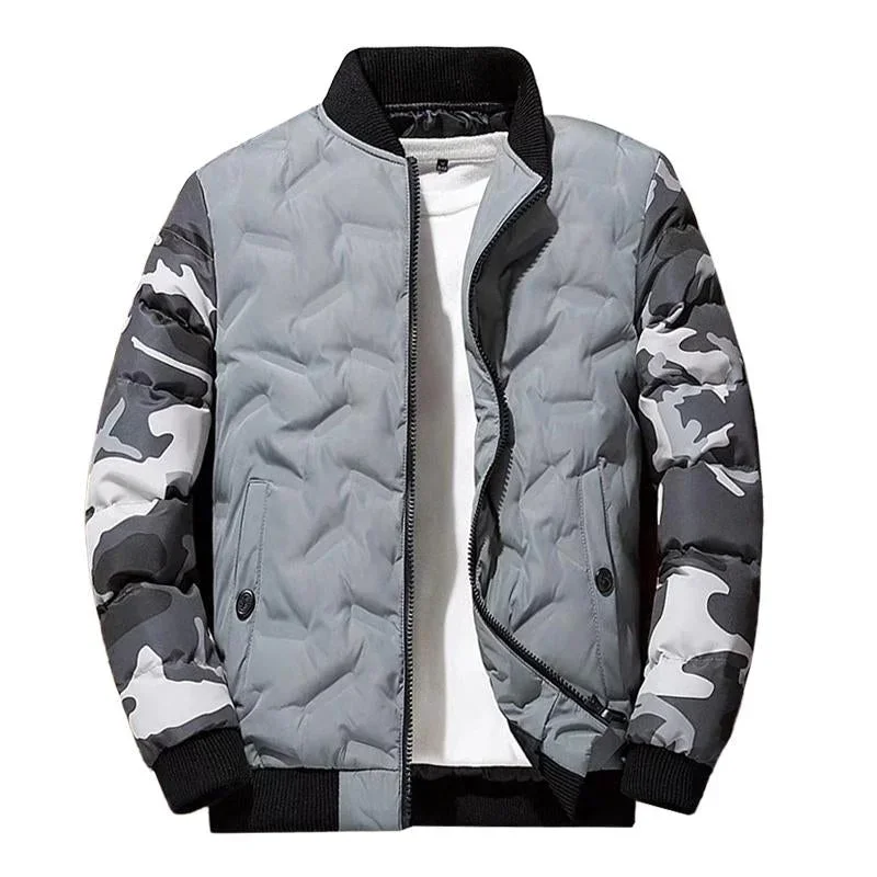 mens-fashion-camouflage-patchwork-baseball-collar-warm-down-coat-94103217m