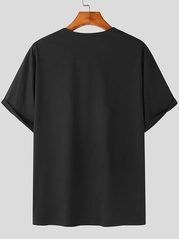 mens-solid-cowl-neck-short-sleeve-t-shirt-skuk21214