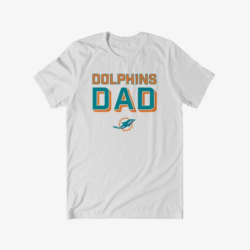 Miami Dolphins Team Dad T-Shirt