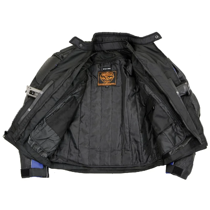 milwaukee-leather-mens-combo-black-blue-armored-leather-textile-mesh-jacket