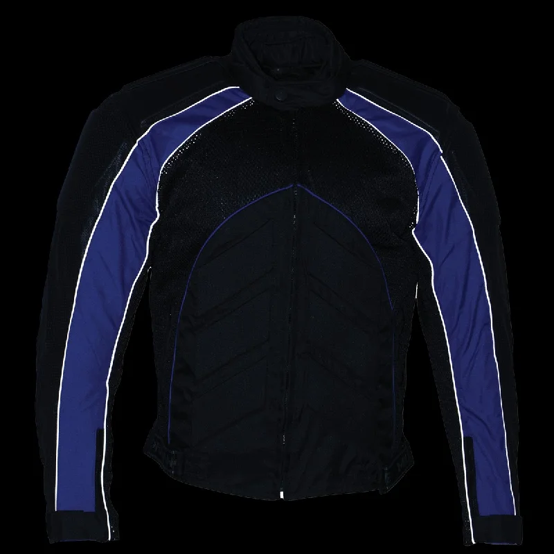 milwaukee-leather-mens-combo-black-blue-armored-leather-textile-mesh-jacket