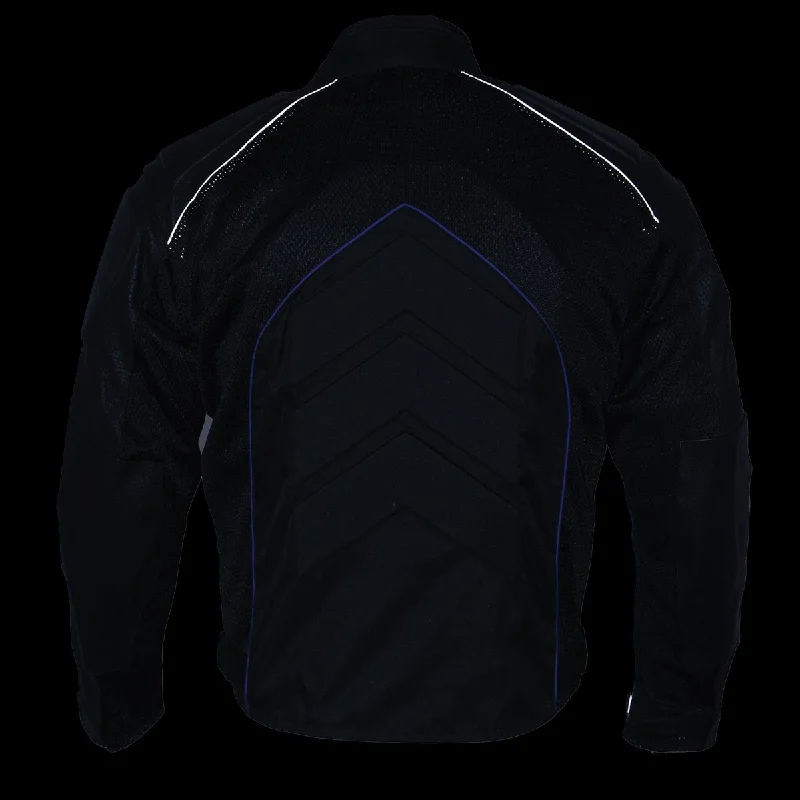 milwaukee-leather-mens-combo-black-blue-armored-leather-textile-mesh-jacket