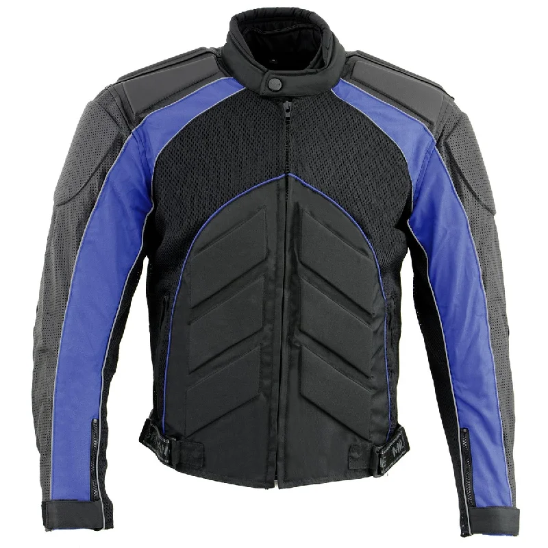 milwaukee-leather-mens-combo-black-blue-armored-leather-textile-mesh-jacket