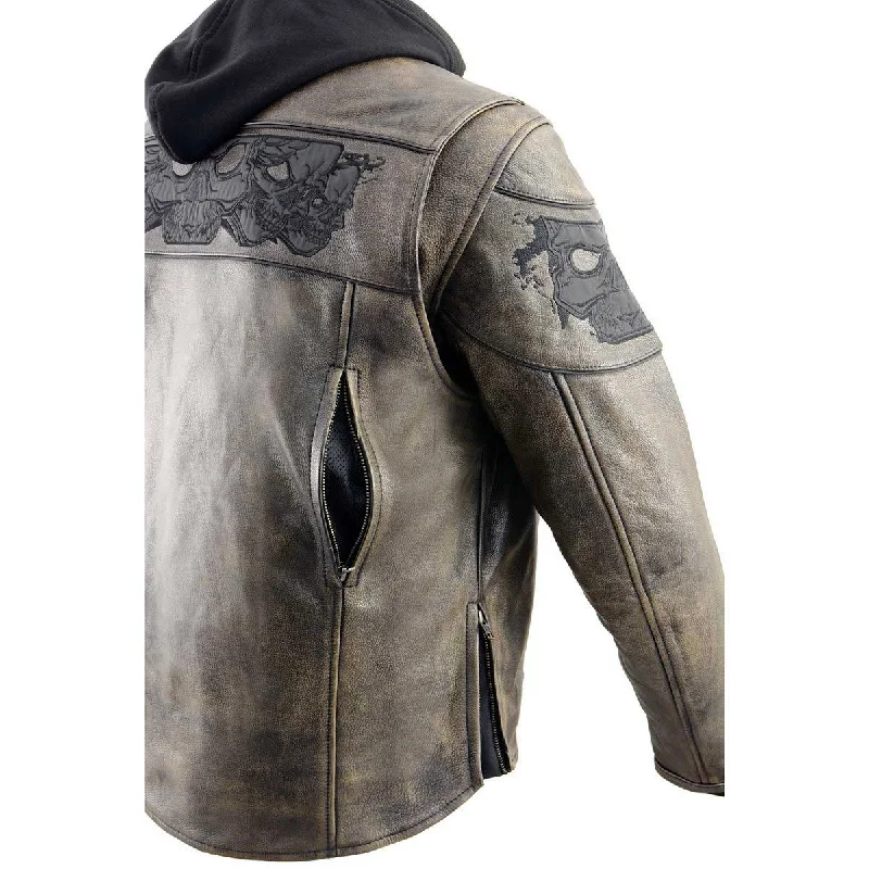 milwaukee-leather-mlm1561-mens-distress-brown-leather-jacket-with-reflective-skulls