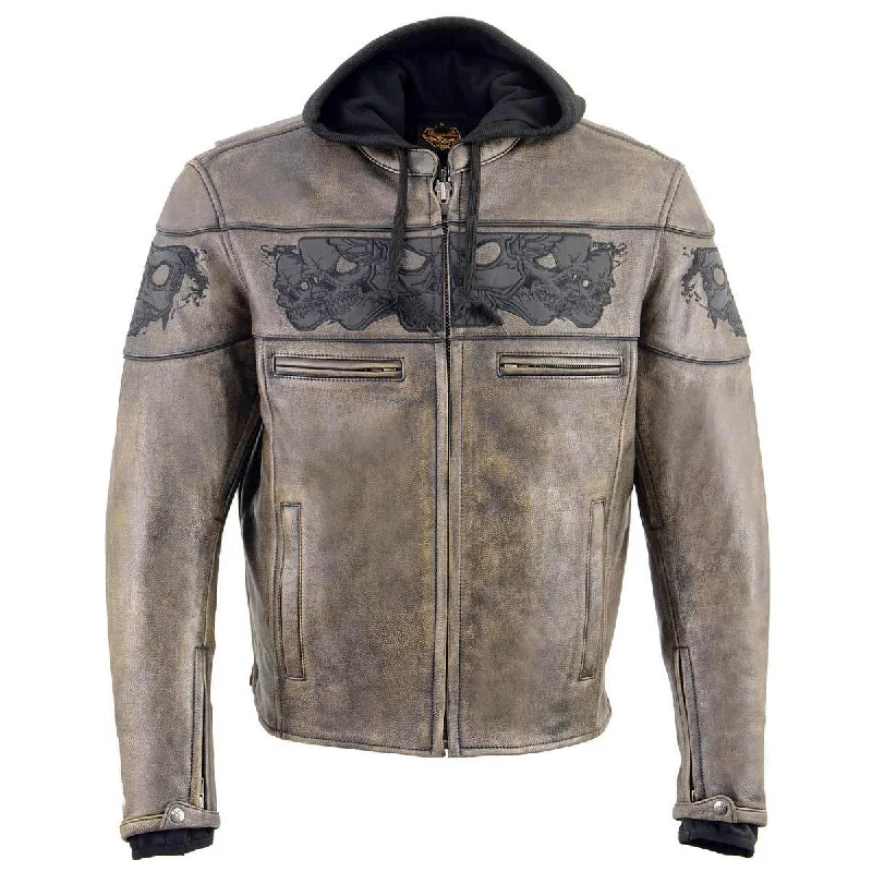 milwaukee-leather-mlm1561-mens-distress-brown-leather-jacket-with-reflective-skulls