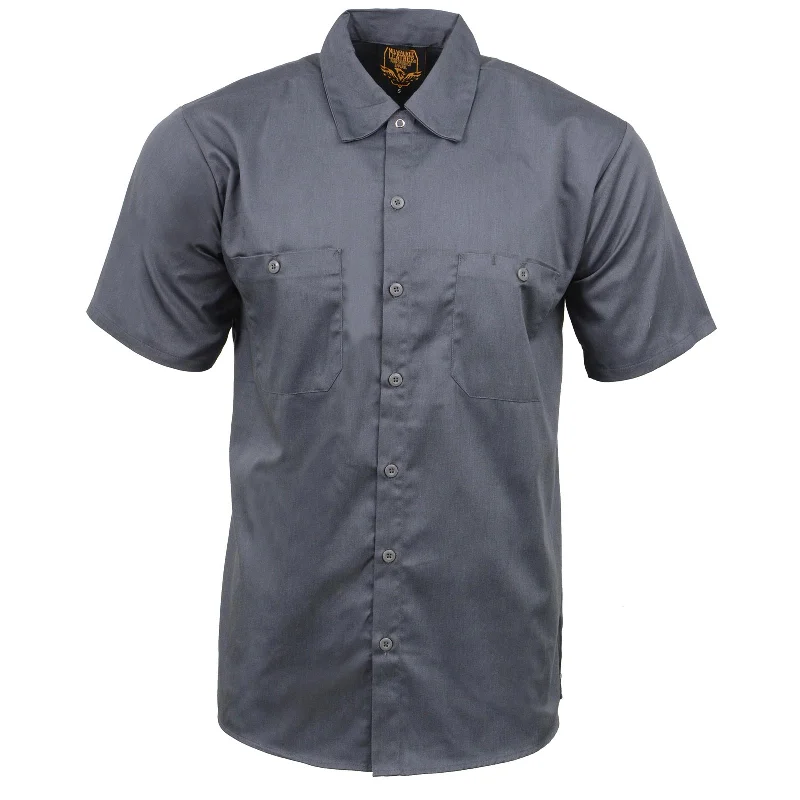 milwaukee-leather-mpm11668-grey-button-up-heavy-duty-work-shirt-for-mens-classic-mechanic-work-shirt-w-pockets