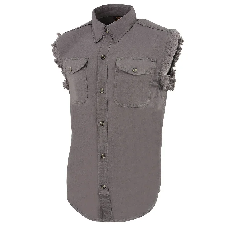 milwaukee-performance-denim-dm4004-men-s-gray-lightweight-sleeveless-denim-shirt