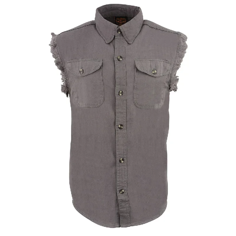 milwaukee-performance-denim-dm4004-men-s-gray-lightweight-sleeveless-denim-shirt