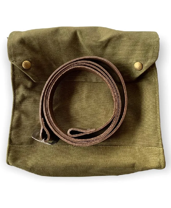 MK VII 1941-42 Gas Mask Bag with Indiana Jones Leather Strap