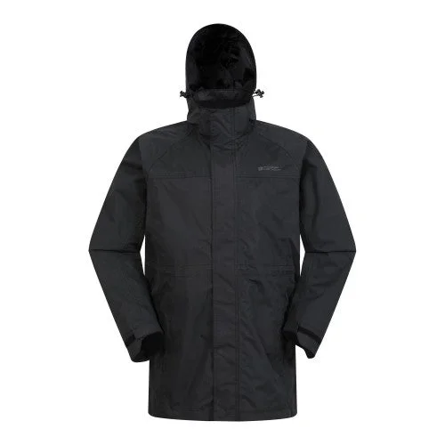 Mountain Warehouse Mens Westport Long Waterproof Jacket