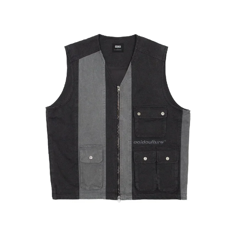 MULTI-POCKET VEST BLACK