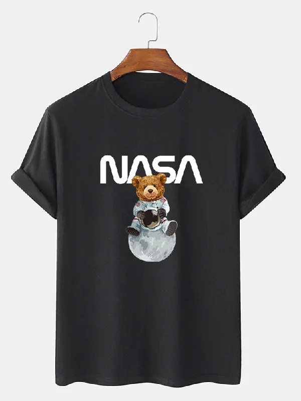 Nasa Bear Print T-Shirt