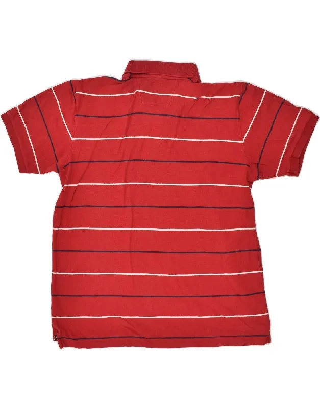 nautica-mens-polo-shirt-large-red-striped-cotton