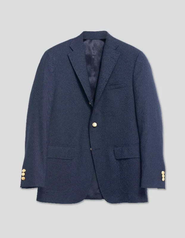 NAVY THREE BUTTON BLAZER