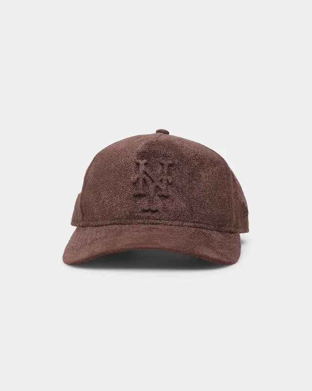 New Era New York Mets 'Tonal Brown Suede' Old Golfer Snapback Brown